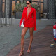 EVE Long Sleeve Solid Color Ruched Mini Dress GZJQ-K6D17920A