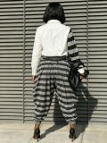 EVE Contrast Color Stripe Two Piece Pants Set GQLK-6603
