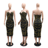 EVE Sexy Hot Drill Tube Top Evening Dress CYA-902533