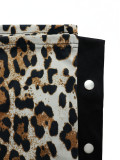 EVE Leopard Printed Long Sleeve Two Piece Pants Set HNIF-TY023