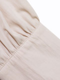 EVE Loose Contrast Color Drawstring Shirt Dress HNIF-YF006