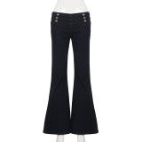 EVE Fashion Retro Low Waist Flare Pants GPKJ-MR51948