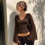 EVE Mesh See Through Patchwork T Shirt GPKJ-MR50703