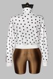 EVE Long Sleeve Polka Dot Coat GXIY-K26L2926