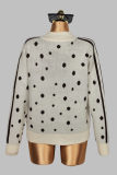 EVE Polka Dot Knits Long Sleeve Coat GXIY-K26L3060