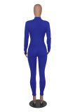 EVE Long Sleeve Zipper Solid Sport Jumpsuit SFY-935
