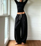EVE Casual Hot Drill Solid Color Pants OD-8796