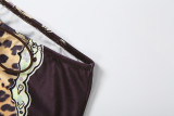 EVE Leopard Printed Drawstring Pants GZJQ-K6P18191A