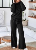EVE Fashion Solid Color Long Sleeve Sweatshirt Pants Suit GWHT-A58