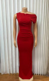 EVE Slash Shoulder Sleeveless Bodycon Dress GMYU-10517