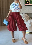 EVE Solid Color Loose Lantern Pant AIL-372