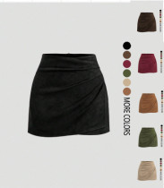 EVE Fashion Solid Color Mini Skirt GSRX-1008