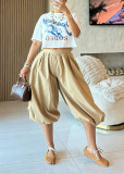 EVE Solid Color Loose Lantern Pant AIL-372