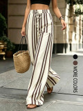 EVE Stripe Loose Casual Pants GSRX-1003