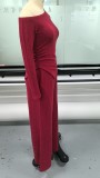 EVE Slim Long Sleeve Top And Wide-leg Pants  Two Piece Set GMYS-WL260702