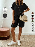 EVE Casual Short Sleeve Shrot 2 Piece Set GSRX-993