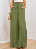 EVE Solid Color Loose Wide Leg Pants GMYS-LWZ0121