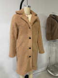 EVE Long Sleeve Lapel Plush Coat GMYS-LWZ0506