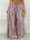 EVE Bohemian Striped Printed Wide Leg Pants GMYS-WL260722