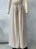 EVE Solid Color Loose Wide Leg Pants GMYS-LWZ0121