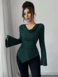 EVE Knits Long Sleeve Irregular Top GMYS-LWZ8306