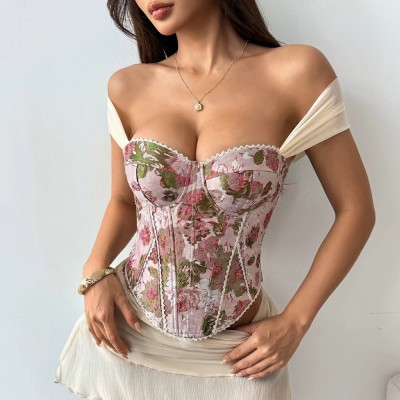 EVE Oil Painting Printed Sling Tank Top GPBY-VE8634