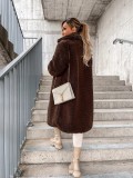 EVE Long Sleeve Lapel Plush Coat GMYS-LWZ0506