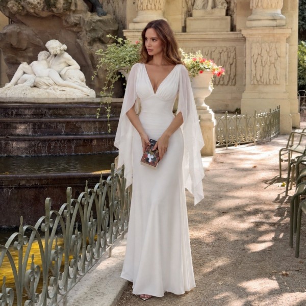EVE Solid Color Mesh Maxi Dress LJSF-D6922458H