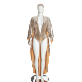 EVE Deep V Neck Long Cloak Bodysuit(With Headscarf) GDSF-Q26BS240