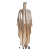 EVE Deep V Neck Long Cloak Bodysuit(With Headscarf) GDSF-Q26BS240