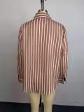 EVE Stripe Long Sleeve Shirt GCNE-73826