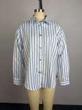 EVE Stripe Long Sleeve Shirt GCNE-73826