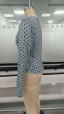 EVE Polka Dot Printed Lace Patchwork Cardigan GMYS-WL260703