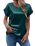 EVE Solid Color Short Sleeve T Shirts GMYS-LWZ0156