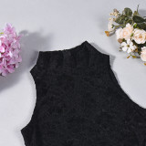 EVE Lace Sleeveless Bow-tied Bodysuit GNZD-11856