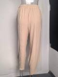 EVE Plus Size Solid Color Loose Casual Pants GMYS-LWZ8152