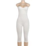 EVE Solid Color Sling Skinny Jumpsuit GZJQ-K6Q14199A