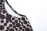 EVE Leopard Printed Long Sleeve Bodycon Dress GZJQ-K6D20645A