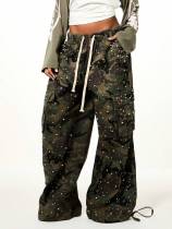 EVE Pearl Camouflage Printed Drawstring Pants LSD-2935