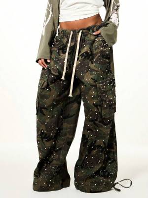 EVE Pearl Camouflage Printed Drawstring Pants LSD-2935