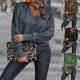 EVE Plus Size V Neck Lace Long Sleeve T Shirt GMYS-LWZ0091