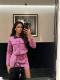 EVE Contrast Color Lapel Two Piece Skirt Set GADE-6767