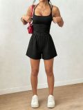 EVE Solid Color Sleeveless Loose Romper GMYS-JQ69072