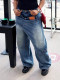 EVE Plus Size Fashion Irrgular Loose Jeans GYLN-6911