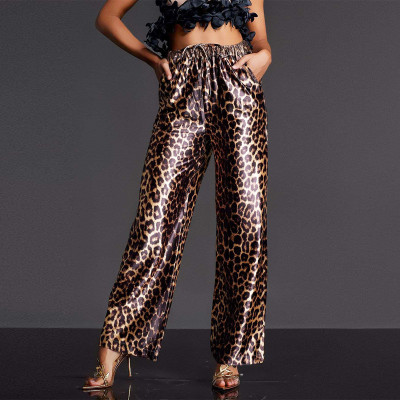 EVE Leopard Printed Sequin Casual Pants GNZD-11630PBM