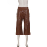 EVE Retro Fashion Leather Seventh Pants GPKJ-MR52541