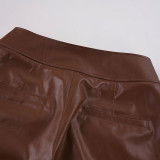 EVE Retro Fashion Leather Seventh Pants GPKJ-MR52541