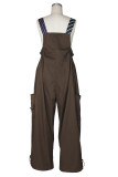 EVE Loose Casual Wide Leg Overalls Jumpsuit ZSD-0790