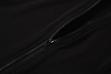 EVE Long Sleeve Zipper Hooded Jumpsuit XEF-K6Q20935A