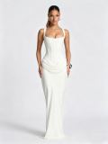 EVE Square Neck Sleeveless Maxi Dress GMYU-10227